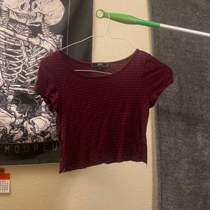 red crop top